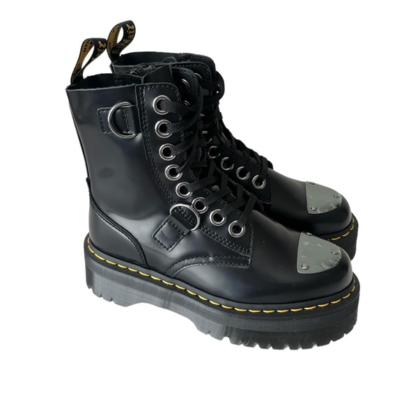 NEW Dr Martens Jadon Alt platform Moto boots black 7 - Picture 7 of 15